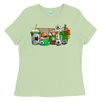 Matcha soccer coffee cups Ladies Tee - AdoDesignShop