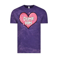Cloud Purple dump him valentines day Vintage Tee - MaliasSmallBusiness