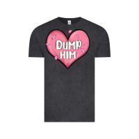 Vintage Black dump him valentines day Vintage Tee - MaliasSmallBusiness