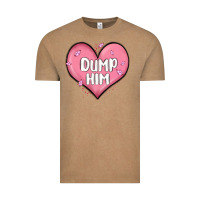 Vintage Coffee dump him valentines day Vintage Tee - MaliasSmallBusiness