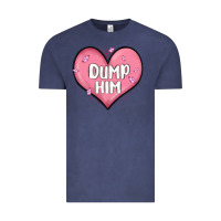 Vintage Denim dump him valentines day Vintage Tee - MaliasSmallBusiness