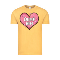Vintage Mustard dump him valentines day Vintage Tee - MaliasSmallBusiness
