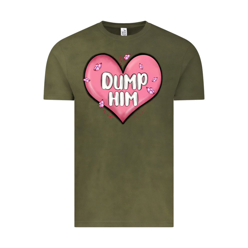 Dump Him Valentines Day Vintage Tee by MaliasSmallBusiness | Teevron