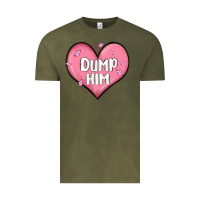 Vintage Olive dump him valentines day Vintage Tee - MaliasSmallBusiness
