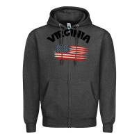 Charcoal Heather VIRGINIA Zipper Hoodie - Bettercallsaul