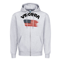 Heather Grey VIRGINIA Zipper Hoodie - Bettercallsaul