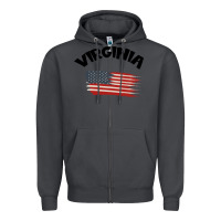Smoke VIRGINIA Zipper Hoodie - Bettercallsaul