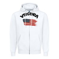 White VIRGINIA Zipper Hoodie - Bettercallsaul