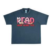 Midnight Navy read your heart out Urban Heavy Tee - MaliasSmallBusiness
