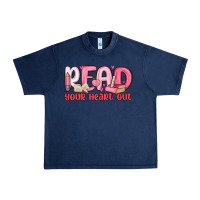 Navy read your heart out Urban Heavy Tee - MaliasSmallBusiness