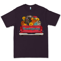 Plum thanksgiving truck turkey pumpkin Premium Tee - AdoDesignShop