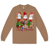 Toasted Coconut Merry Christmas wine and cocktails Long Sleeve Tee - NancyCooperArtShop