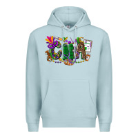 Blue Mist cna mardi gras Premium Hoodie - CowGirlArtShop