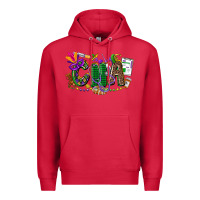 Cardinal cna mardi gras Premium Hoodie - CowGirlArtShop
