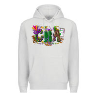 Dove Grey cna mardi gras Premium Hoodie - CowGirlArtShop