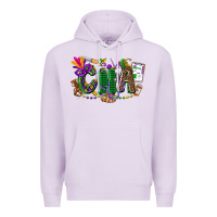 Lilac cna mardi gras Premium Hoodie - CowGirlArtShop