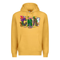 Mustard cna mardi gras Premium Hoodie - CowGirlArtShop