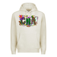 Oatmeal Heather cna mardi gras Premium Hoodie - CowGirlArtShop