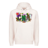 Pale Pink cna mardi gras Premium Hoodie - CowGirlArtShop