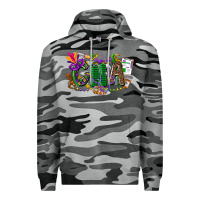 Slate Camo cna mardi gras Premium Hoodie - CowGirlArtShop