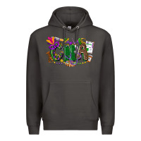 Smoke cna mardi gras Premium Hoodie - CowGirlArtShop