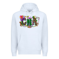 White cna mardi gras Premium Hoodie - CowGirlArtShop