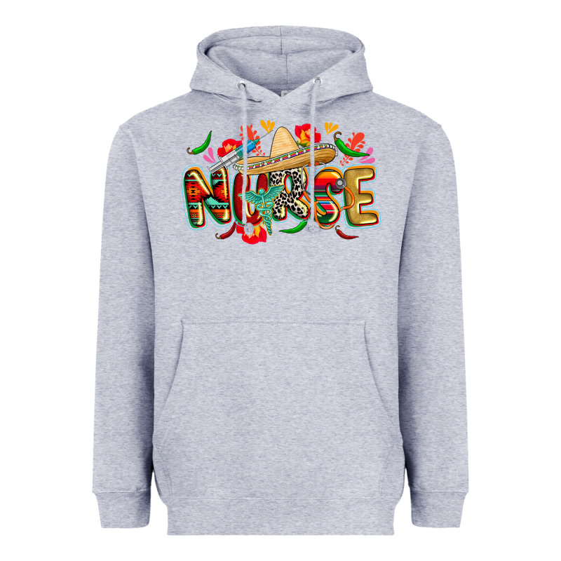 Cinco De Mayo Nurse Heavyweight Hoodie by CowGirlArtShop | Teevron