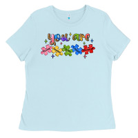 Baby Blue you are loved autism Ladies Tee - JahusDesignShop