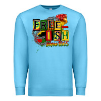 Ocean Blue free ish since 1865 Premium Sweatshirt - CowGirlArtShop
