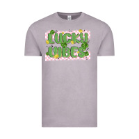 Vintage Zinc lucky vibes Vintage Tee - MaliasSmallBusiness