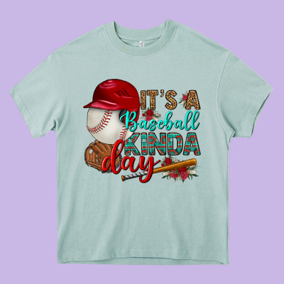 It's A Baseball Kinda Day Heavy Core Tee Designed By Bundleandbundleshop