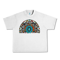 Lunar Rock western turquoise aztec cowhide serape  rainbows Urban Heavy Tee - AdoDesignShop