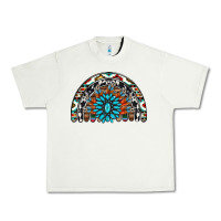 Pistachio western turquoise aztec cowhide serape  rainbows Urban Heavy Tee - AdoDesignShop