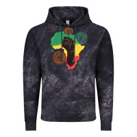 Cloud Black africa map Vintage Hoodie - MaliasSmallBusiness