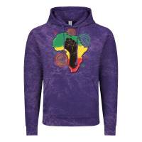 Cloud Purple africa map Vintage Hoodie - MaliasSmallBusiness