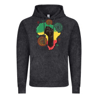 Vintage Black africa map Vintage Hoodie - MaliasSmallBusiness