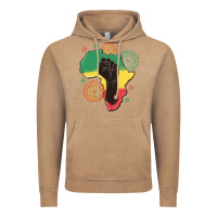 Vintage Coffee africa map Vintage Hoodie - MaliasSmallBusiness