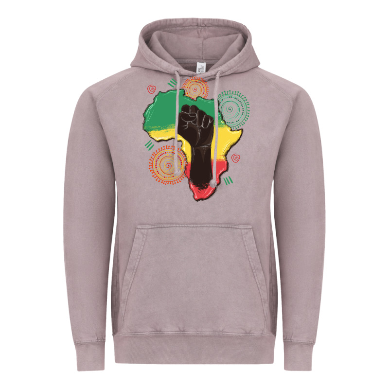 Africa Map Vintage Hoodie by MaliasSmallBusiness | Teevron