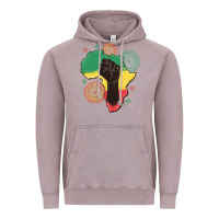 Vintage Zinc africa map Vintage Hoodie - MaliasSmallBusiness