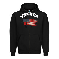 Black VIRGINIA Zipper Hoodie - Bettercallsaul