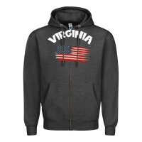 Charcoal Heather VIRGINIA Zipper Hoodie - Bettercallsaul