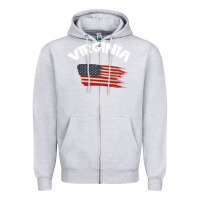 Heather Grey VIRGINIA Zipper Hoodie - Bettercallsaul