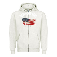 Oatmeal Heather VIRGINIA Zipper Hoodie - Bettercallsaul