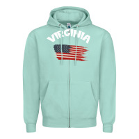 Seafoam VIRGINIA Zipper Hoodie - Bettercallsaul