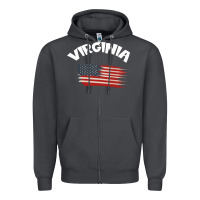 Smoke VIRGINIA Zipper Hoodie - Bettercallsaul