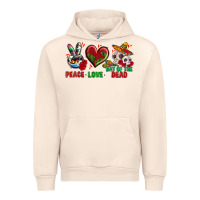 Sandshell Peace Love Day Of The Dead Urban Hoodie - BundleAndBundleShop