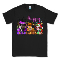 Black happy hallothanksmas cows  nancy Classic Tee - NancyCooperArtShop