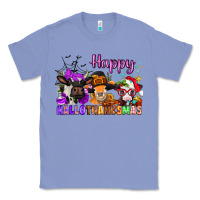 Colony Blue happy hallothanksmas cows  nancy Classic Tee - NancyCooperArtShop