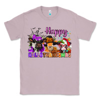 Lilac happy hallothanksmas cows  nancy Classic Tee - NancyCooperArtShop