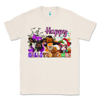 Natural happy hallothanksmas cows  nancy Classic Tee - NancyCooperArtShop